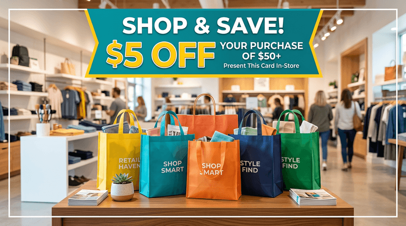 Shop and save $5 off your purchase while charging